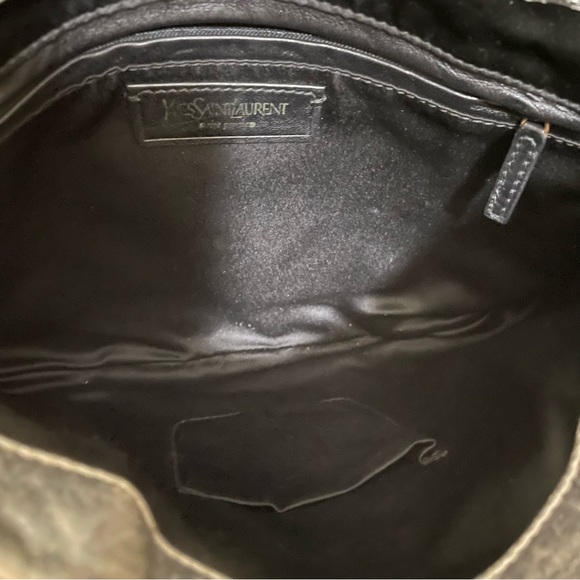 Saint Laurent YSL silver sac bow shoulder bag - Picture 5 of 6